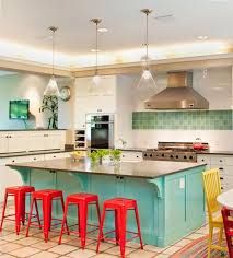 Turquoise Kitchen Island Tammara Stroud Design Yellowkitchen In 2020 Turquoise Kitchen Turquoise Kitchen Cabinets Kitchen Remodel