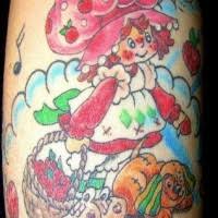 Most viewed tattoo designs under plants and flowers. Strawberry Shortcake Arm Tattoo Tattooimages Biz