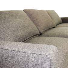 I am also selling this sofa with the axis ottoman sku: 63 Off Crate Barrel Crate Barrel Davis Grey Chaise Sectional Sofas