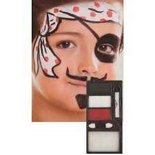Kit De Maquillaje De Pirata Para Nino Y Nina