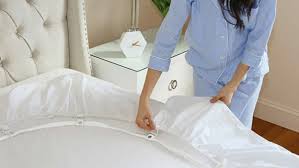 To put a fitted sheet on a bed by yourself. This Bed Scrunchie Has Great Reviews On Amazon But We Have It On Sale