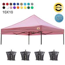 Stitching lines are all seam sealed to prevent water from penetrating from seems to make our canopy tent waterproof. Top Cover Abc Canopy