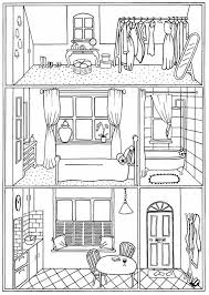 This compilation of over 200 free, printable, summer coloring pages will keep your kids happy and out of trouble during the heat of summer. Bundle Of 4 Colouring Pages House Interiors Instant Etsy House Colouring Pages Colouring Pages Coloring Pages