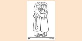 Select from 36755 printable coloring pages of cartoons, animals, nature, bible and many more. Bible Colouring Page Of Ruth And Naomi Ks1 Resources