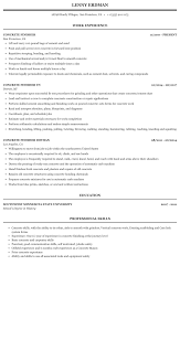 Self cv carpenter sample employed. Concrete Finisher Resume Sample Mintresume