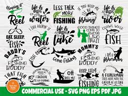 Fishing Svg Bundle Fisherman Shirt Svg Graphic By Tonisartstudio Creative Fabrica