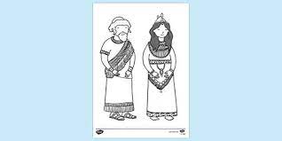 Esther becomes a queen coloring page from queen esther category. Free Esther And Mordecai Colouring Page Colouring Sheets