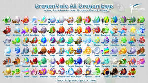 dragonvale eggs chart 2013 dragonvale all eggs by