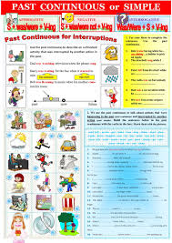 The Difference Between Past Continuous And Past Perfect Continuous Past Simple And Past Continuous Interactive And Downloadable Worksheet You Can Do The Exercises O Grammar Rules English As A Second Language Simple Past Tense