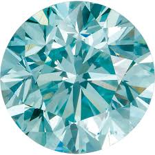 Loose Enhanced Aqua Blue Diamond Melee Round Shape Si