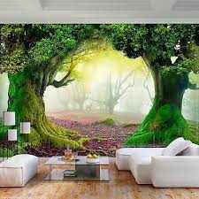 Vlies Fototapete Wald Natur Herbst 3d Effekt Tapete Wandbilder Xxl Wohnzimmer 2020 Hayallerdeki Odalar Tasarim Ic Mekanlar 3d Duvar Kagidi