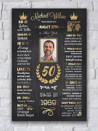 50th Birthday Gift Ideas For Brother Australia 50th Birthday Sign 1970 Birthday Poster Printable 50th Birthday Gift For Men Or Women 50th Birthday Idea 50th Birthday Party 1970 Facts In 2020 50th Birthday Cards Moms 50th Birthday 50th Birthday Party