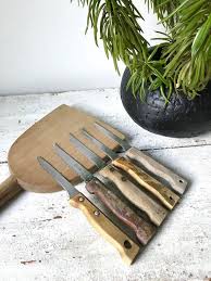 Couteaux De Cuisine Anciens Hachoir Couperet Pradel Et Etsy Stainless Steel Kitchen Utensils Wooden Handles Vintage Cooking