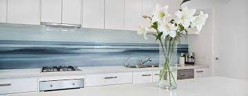 printed image on glass kitchen splashback backsplash by lucy g waves 1 http www lucygsplashbacks co kitchen splashback designs glass kitchen splashback
