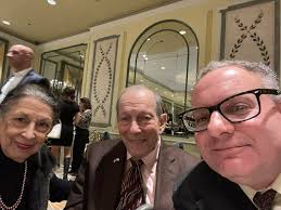 At an event I ran into Mr. Mark Willner, former chair of the Social Studies  Department, and his wife Shiela!