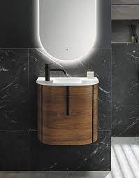 Applique murale de salle de bain ronde noire axi led 6 w. Meubles De Salle De Bains Salles De Bains Design Et De Luxe Burgbad