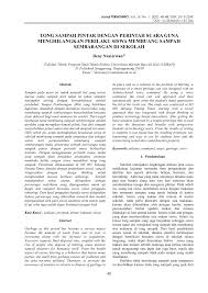 Pengelolaan sampah adalah pengumpulan, pengangkutan, pengolahan, mendaur ulang dari material sampah. Pdf Tong Sampah Pintar Dengan Perintah Suara Guna Menghilangkan Perilaku Siswa Membuang Sampah Sembarangan Di Sekolah