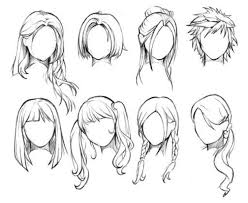 This tutorial will show you how to draw male and female anime hair. Simple Girl Simple How To Draw Anime Hair Novocom Top