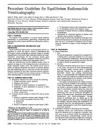 Image result for Nuclear Ventriculogram