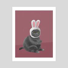 catbunny, an art print by fai 🍰 - INPRNT