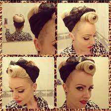 Barrel Roll Rosie Riveter Style Hair Inspiration Retro Hairstyles Rockabilly Hair
