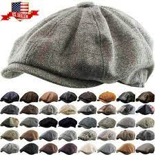 Men S Cabbie Newsboy And Ascot Plaid Ivy Button Hat Cap In 2021 Newsboy Cap Men Hats For Men Mens Hats Fashion