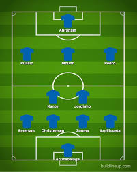 Courtesy of soccerbase.com, the football betting site. Chelsea Fc Lineup For Today Match