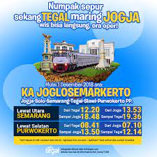 Ok langsung saja kita lihat jadwal kereta api ekonomi dari tips wisata murah berikut. Joglosemarkerto Kereta Api Impian Jalur Tegal Jogja Infotegal