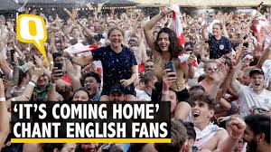 Contact it's coming home on messenger. It S Coming Home Chant Fans After England Reach World Cup Semis The Quint Youtube