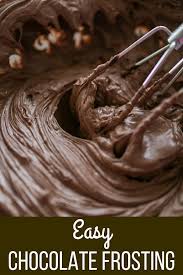 Super Easy Chocolate Frosting Recipe Lauren S Latest Chocolate Frosting Recipe Easy Chocolate Frosting Recipes Chocolate Frosting Easy