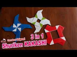 17 cara membuat origami kertas mudah bunga. Membuat Origami Shuriken Kakashi Naruto Shippuden Origami Shuriken