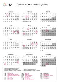 Below are public holidays for singapore for the calendar year 2019. Singapore 2019 Calendar With School Holidays Printable Dao