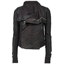 Rick Owens Blistered Classic Leather Jacket 2 180 Found On Polyvore Leather Jacket Leather Jacket Black Real Leather Jacket