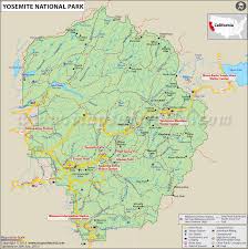 Yosemite National Park Map Yosemite National Park Location