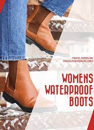 Women S Waterproof Leather Boots For The Rain And Snow Womens Waterproof Boots Waterproof Leather Boots Boots