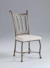 Darcy Powder Coating Metal Chair In Beige Set Of 4 Metal Dining Chairs Metal Chairs Chair