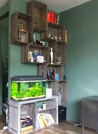 Cool Bookcase And Aquarium Idea Bookshelves In Living Room Living Room Corner Home Living Room