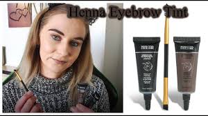 Henna Eyebrow Gel Tint First Impression Review Youtube