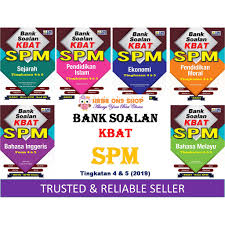 Semoga para pelajar mempoleh bermanafaat dari bahan yang disediakan…. Buku Spm 2019 Bank Soalan Kbat Spm Tingkatan 4 5 Ilmu Bakti Shopee Malaysia