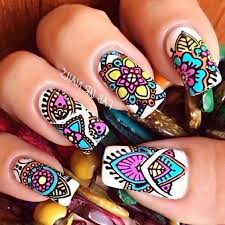 Diseño para lucir en las uñas de los pies. Atrapasueno Pintados De Unas Para Pies Mandalas Decorados