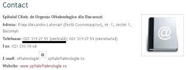 In spitalul de oftalmologie bucuresti legile statului roman inceteaza sa mai existe. Ce Spun Altii Despre Monica Pop Partea Ii Spitalul De Oftalmologie