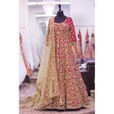 With over 50 years of bridal gown experience, we understand the importance of your wedding day.and every special occasion in your. Red Color Taffeta Silk Heavy Embroidery Gown