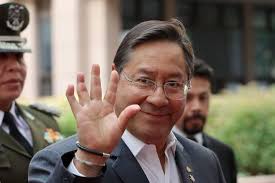 Bolivias President Luis Arce Arrives Second Editorial Stock Photo