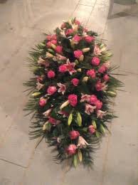 Maybe you would like to learn more about one of these? Funeral Flowers Pink Rose And Pink Lily Coffin Spray Casket Spray Funeral Flowers Www Theflora Memorial Flowers Funeral Flower Arrangements Funeral Flowers