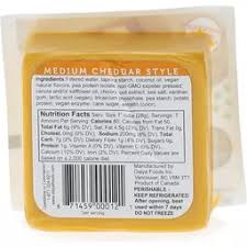 Buy daiya plain vegan cream cheese 226g online now on carrefour uae. Daiya Dairy Free Cheddar Style Wedge Packaged Foodtown