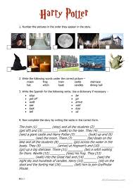 Harry Potter Past Tense Worksheet Free Esl Printable Worksheets Made By Teachers Harry Potter English Harry Potter Activities Learn English
