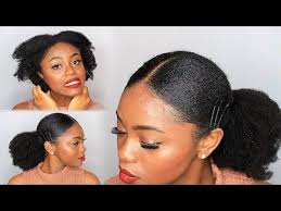 Natural Hair Sleek Low Ponytail On 4c Hair W Extensions Youtube Hair Ponytail Styles Natural Hair Ponytail 4c Hairstyles
