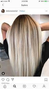 pin von olyviahigdon auf kuhles blond langhaarfrisuren lange haare highlights balayage haare blond
