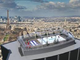 La Patinoire Est De Retour Sur Le Toit De La Tour Montparnasse Tour Montparnasse Patinoire Tour