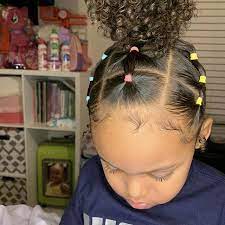 35 Trendy Hairstyles With Rubber Bands That You Should Bookmark Kids Curly Hairstyles Kids Hairstyles Girls Kids Hairstyles